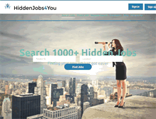 Tablet Screenshot of hiddenjobs4you.com